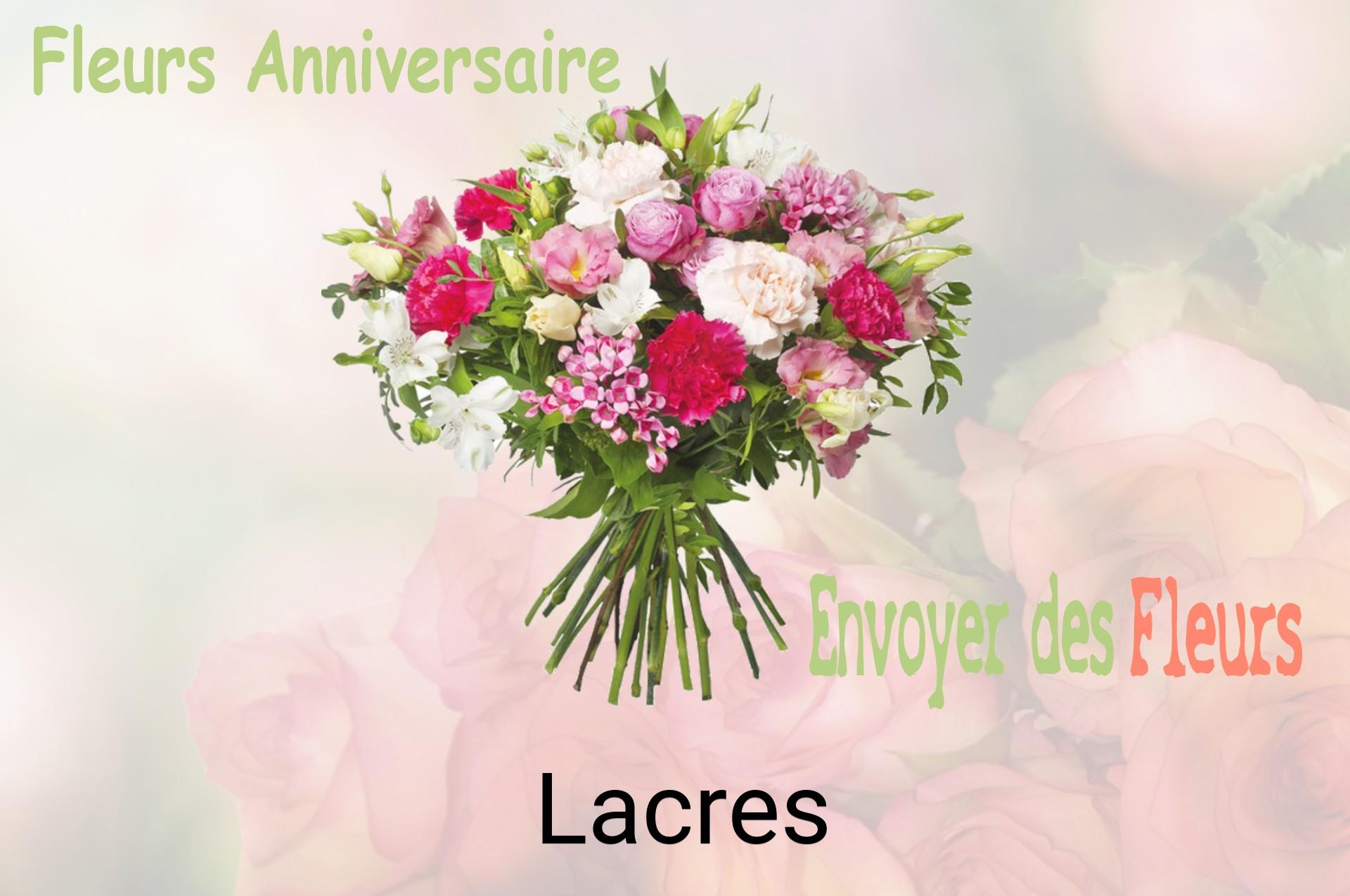 Bouquet de fleurs d’anniversaire livré à Lacres
